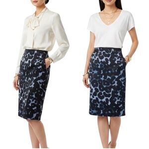 Ann Taylor - Silk-Blended Pencil Skirt